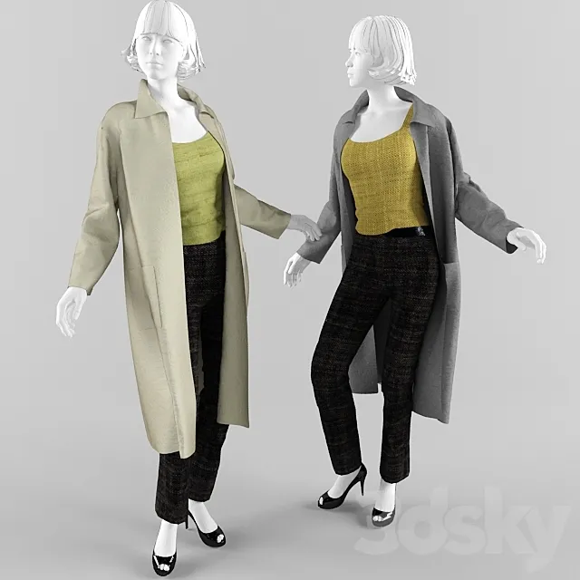 set of clothes 3D Model