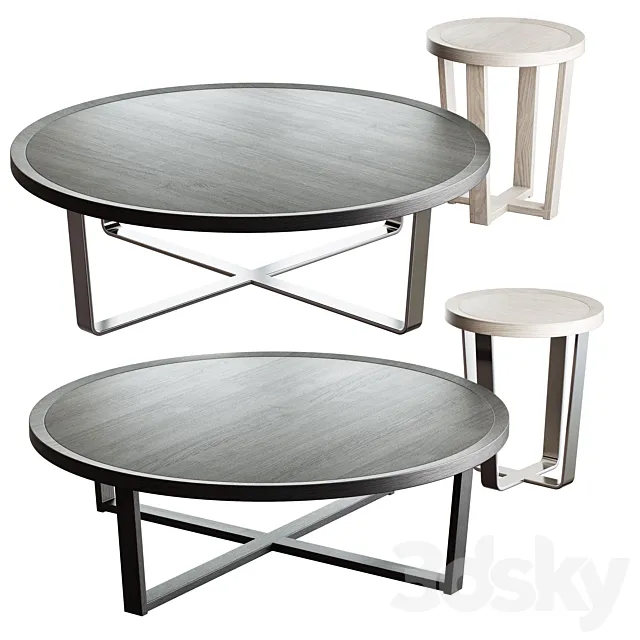 Set of coffee tables factory Vibieffe 1 3DModel