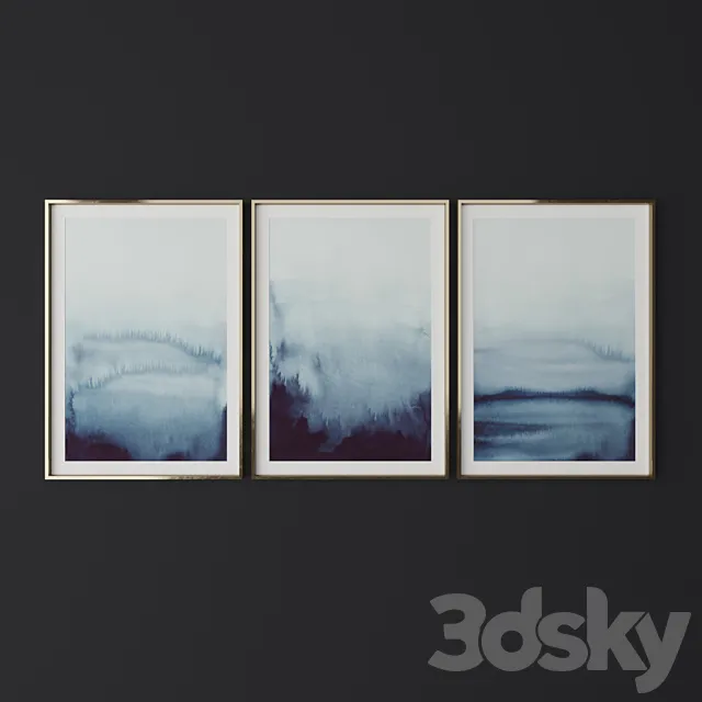 Set of contemporary art 27 3D Model