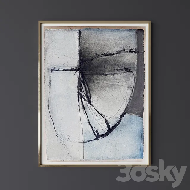 Set of contemporary art 28 3D Model