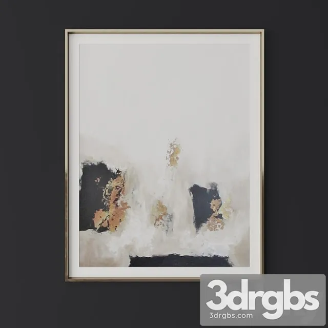 Set of contemporary art 30 3D Model Free