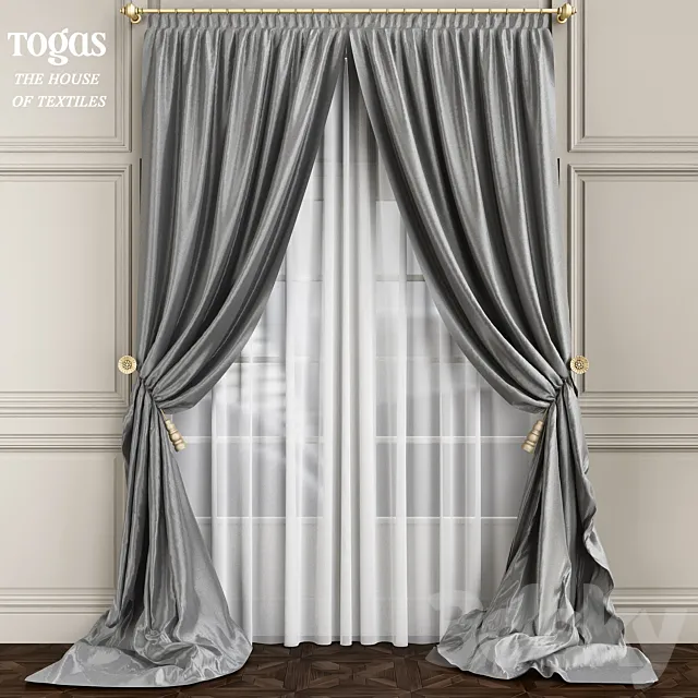 Set of curtains Artemis 3D Model