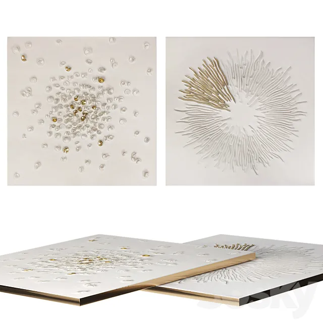 Set of decorative panels from QUINTESSA Free Download