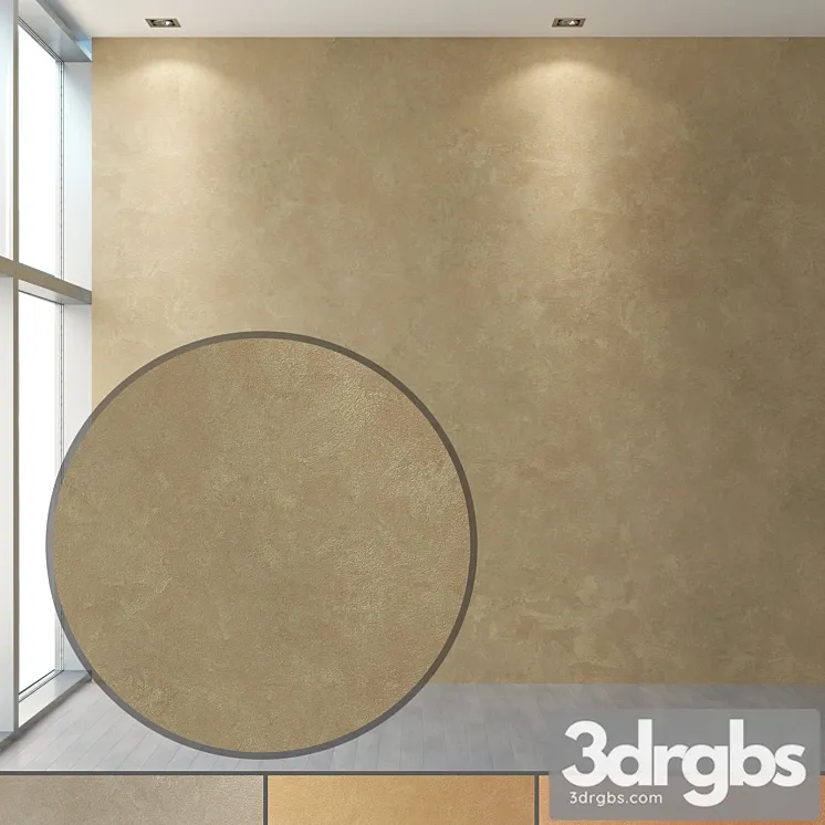 Set of decorative plaster 4 3D Model Free