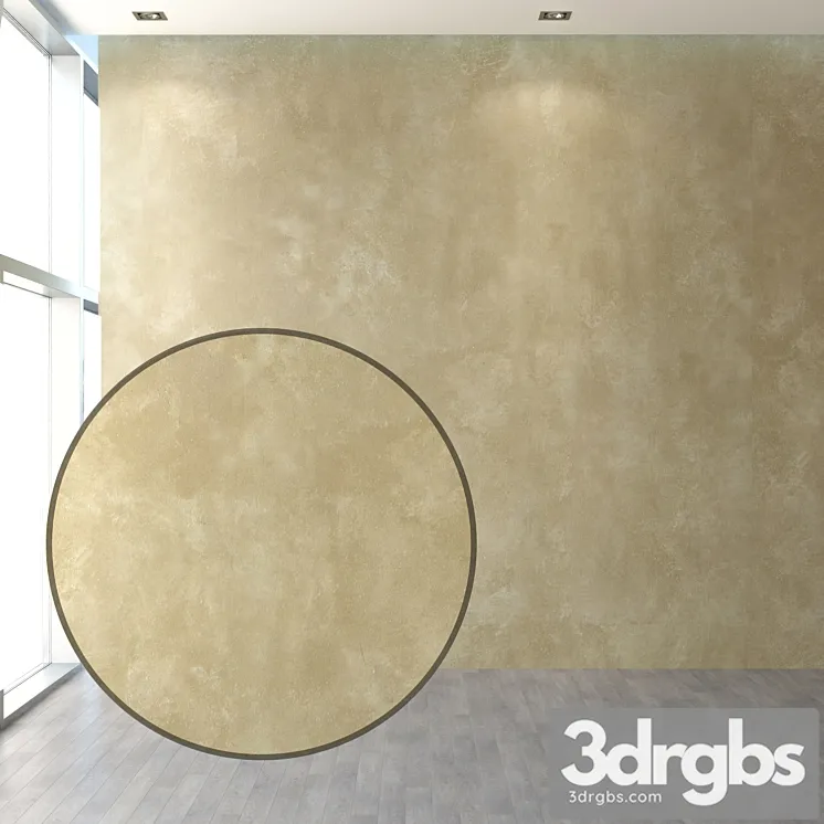 Set of decorative plaster caparol with the effect of aging 3D Model Free