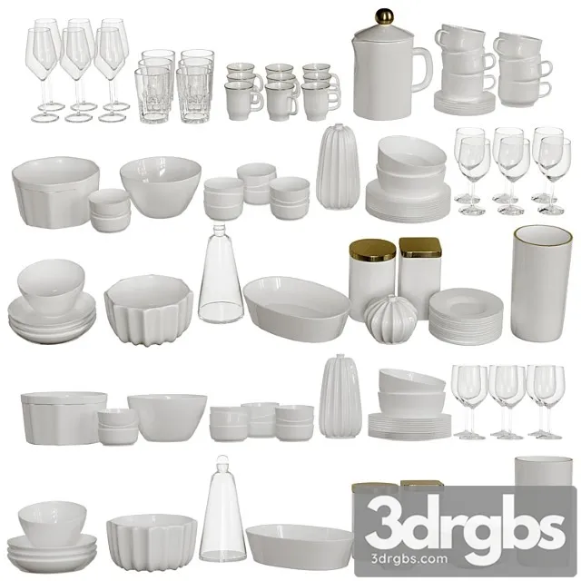 Set of dishes