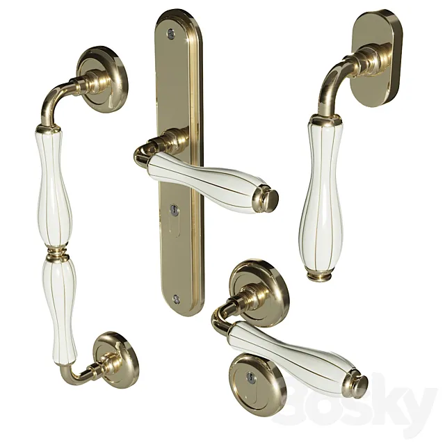 Set of door handles Fimet Lady 148 Free Download