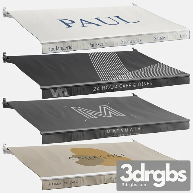 Set of Elbow Marquees 1 Cafe Free Download