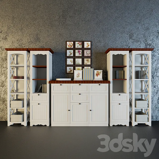 Set of furniture in the nursery 3DModel