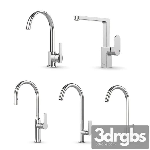 Set of Kitchen Faucets Ravak Set 11 3D Model Free