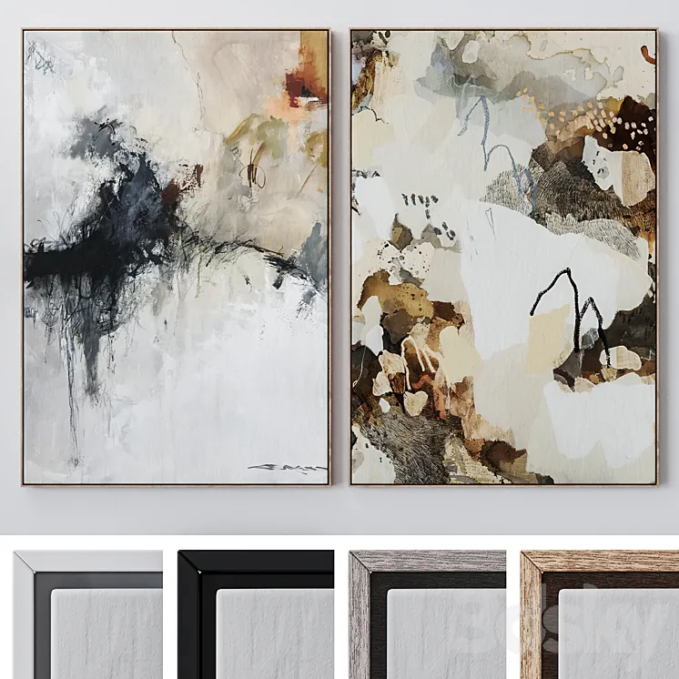 Set of large wall paintings 2009 Free Download