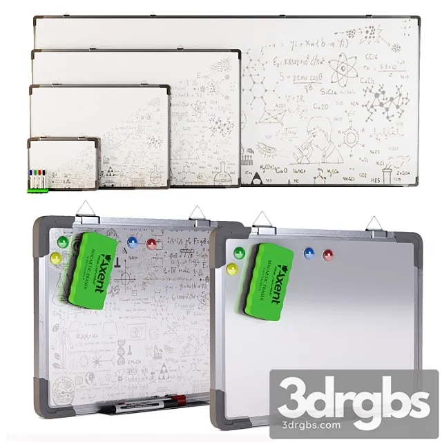 Set of magnetic boards forpus 3D Model Free