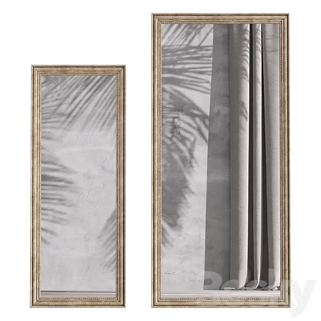 Set of mirrors Afsan_1 La Redoute 3D Model