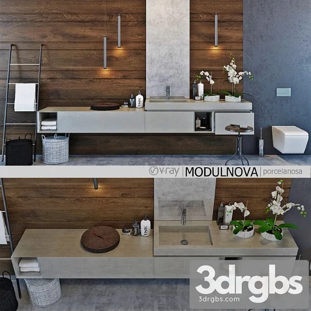 Set of Modulnova 3D Model Download