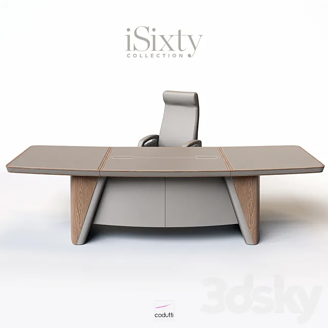 Set of office furniture Codutti _ iSixty 3D Model