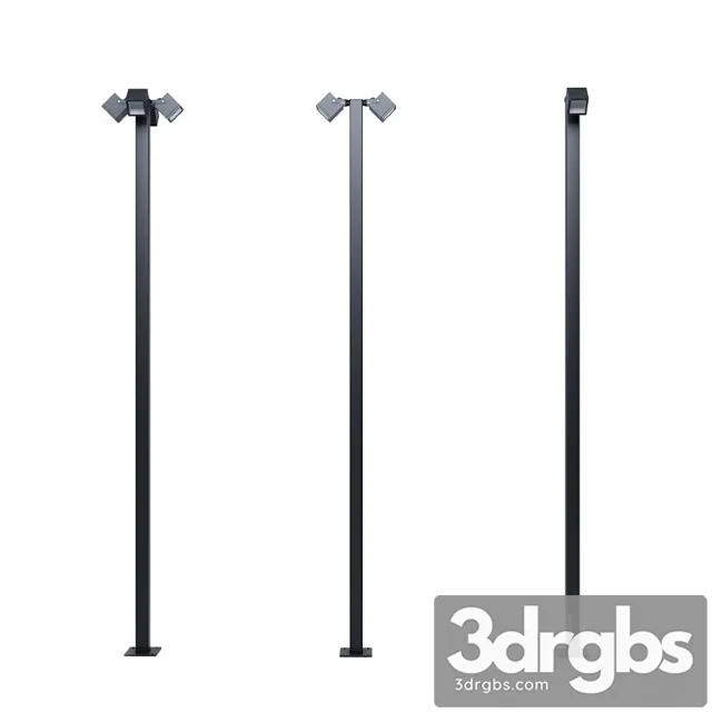 Set of outdoor spotlights h-6m