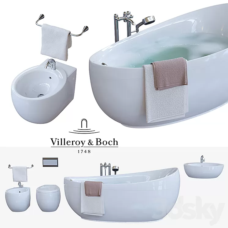 Set of plumbing Villeroy & Boch Aveo