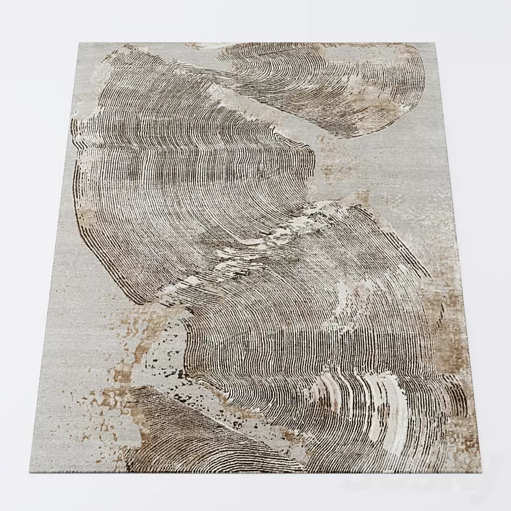 Set of Ridge Rainforest and Dryade Rainforest carpets 3D Model