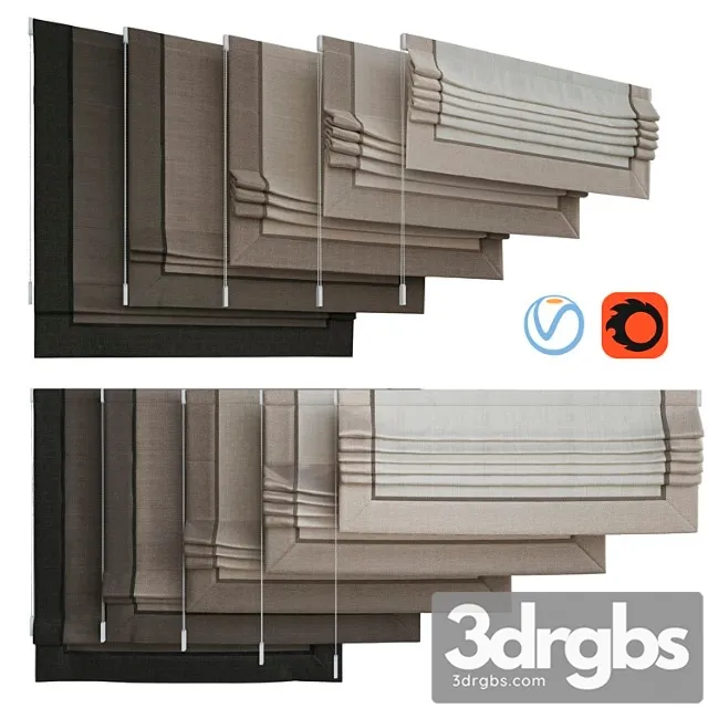 Set of roman blinds 11