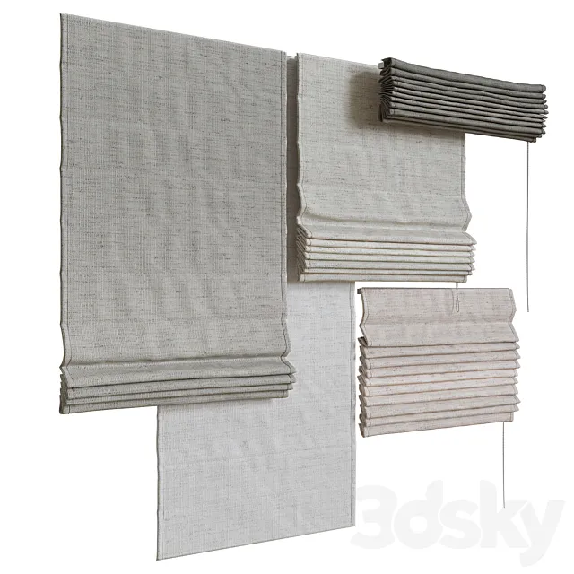 Set of Roman Curtains Free Download