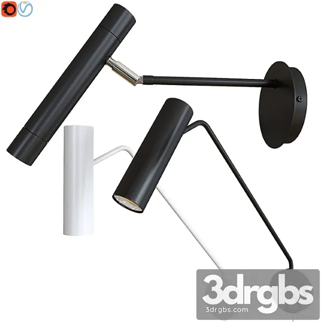 Set Of Sconces Diplomat Circle Wall Lamp Nowodvorski Eye Super 6494 3D Model Free