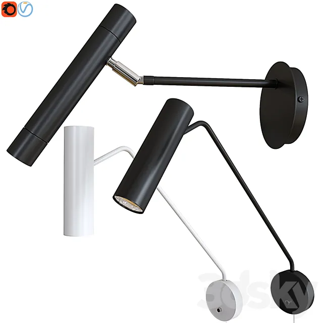 Set of sconces. Diplomat circle. Wall lamp Nowodvorski Eye Super 6494 3DModel