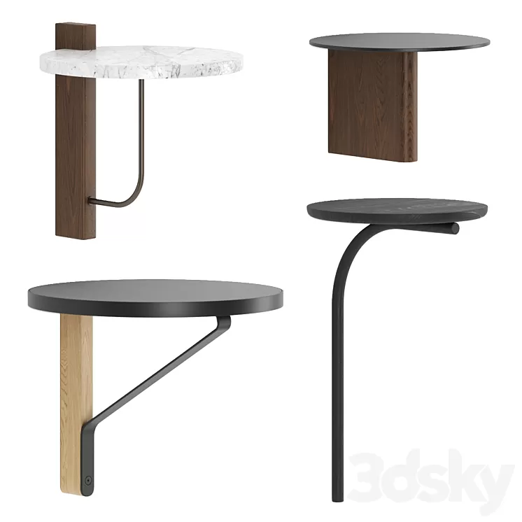 Set of shelves 3D Model