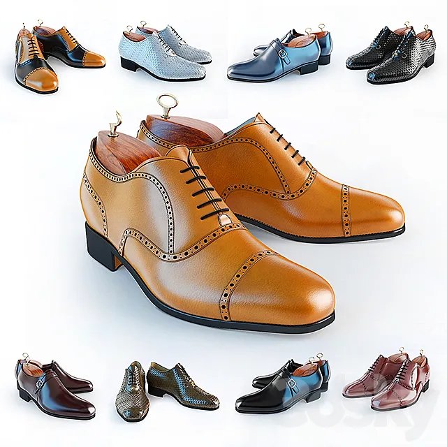 Set of shoes for the hallway and wardrobe 2 3D Model