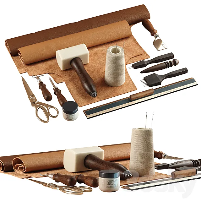 Set of tools 3D Model