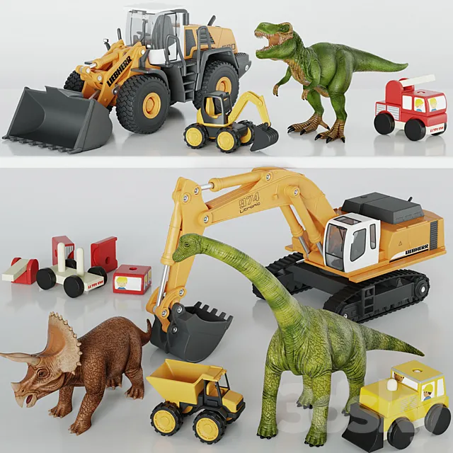 Set of toys 3DModel