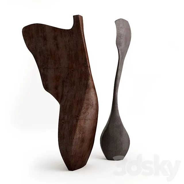Set of two sculptures 2. 3D Model