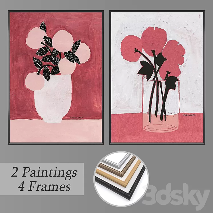 Set of wall paintings No 1799