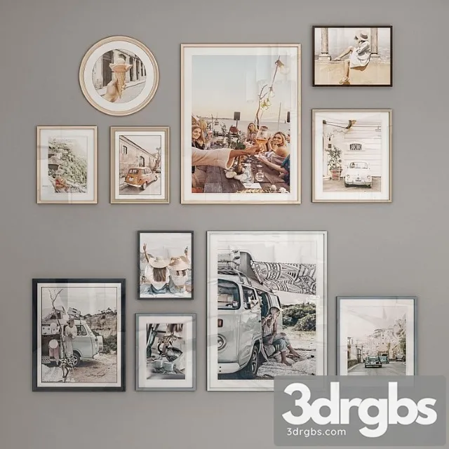 Set photo from travel 3D Model Free