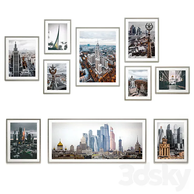 Set pictures of Moscow 3DModel