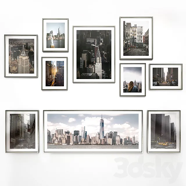 Set pictures of New York 3DModel
