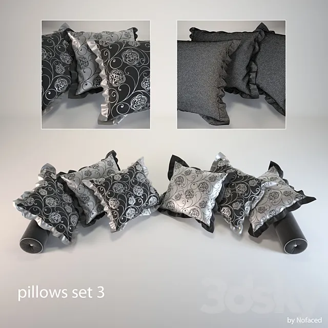 set pillows 3DModel