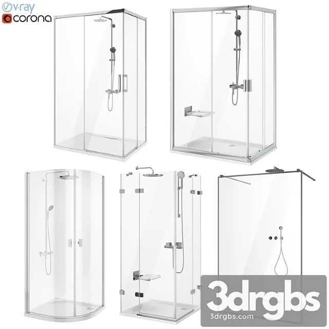 Set Ravak and Radaway Set 88 3D Model Free