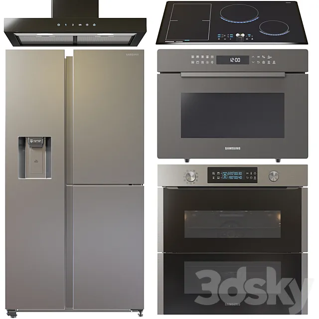 Set Samsung Appliance 3DModel