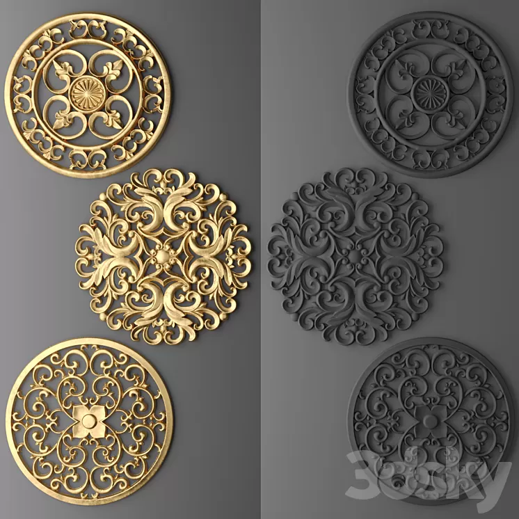 Set. Sockets. 3D Model