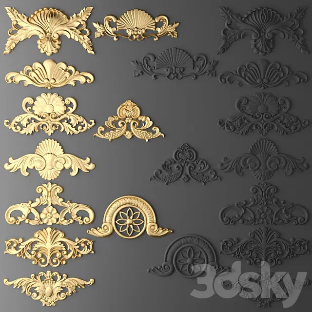 Set stucco 3DModel