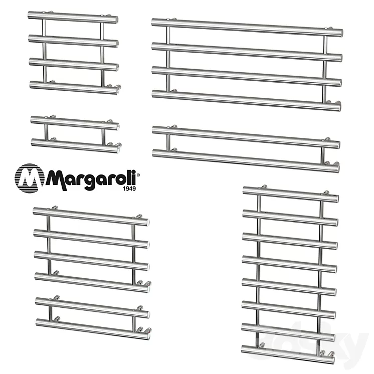 Set towel margaroli Collection: Orizzonti 3D Model