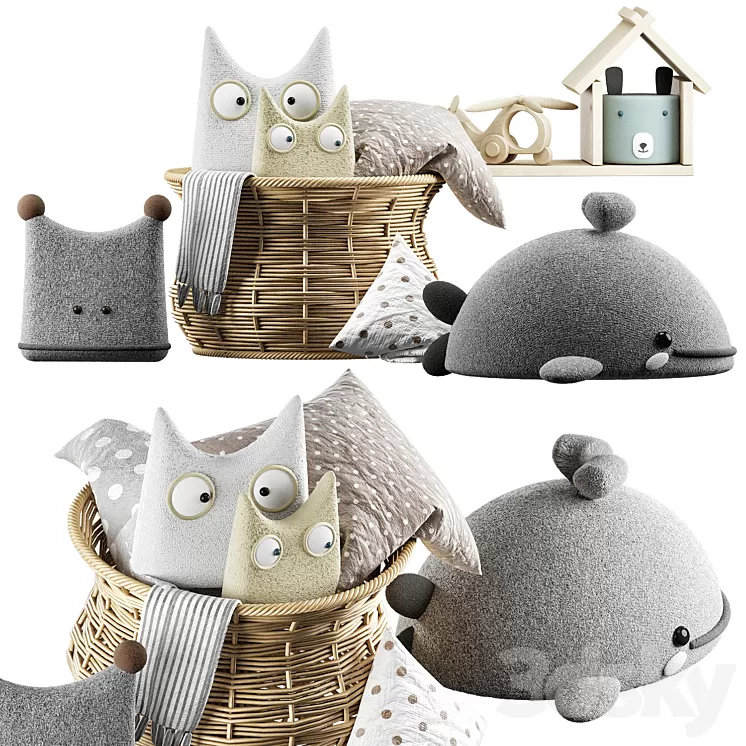 set toys 01 3D Model Free