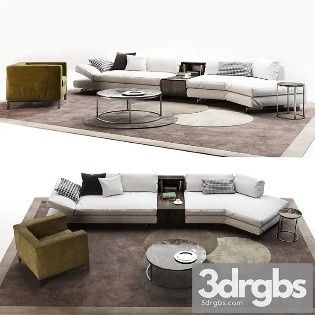 Set vittoria frigerio sofa davis 2 Free Download