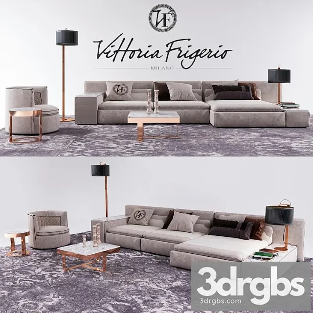 Set vittoria frigerio sofa serbelonni 2 Free Download