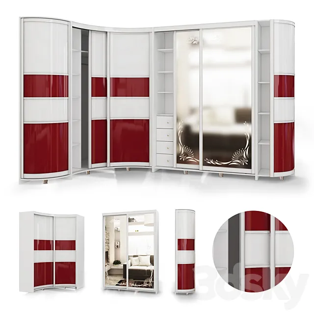 Set "wardrobes" 3DModel