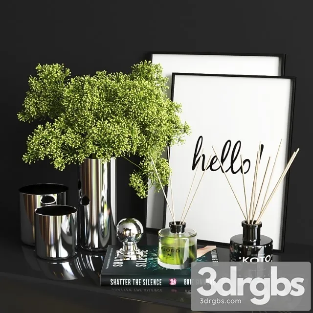 Set1214 -green and steel