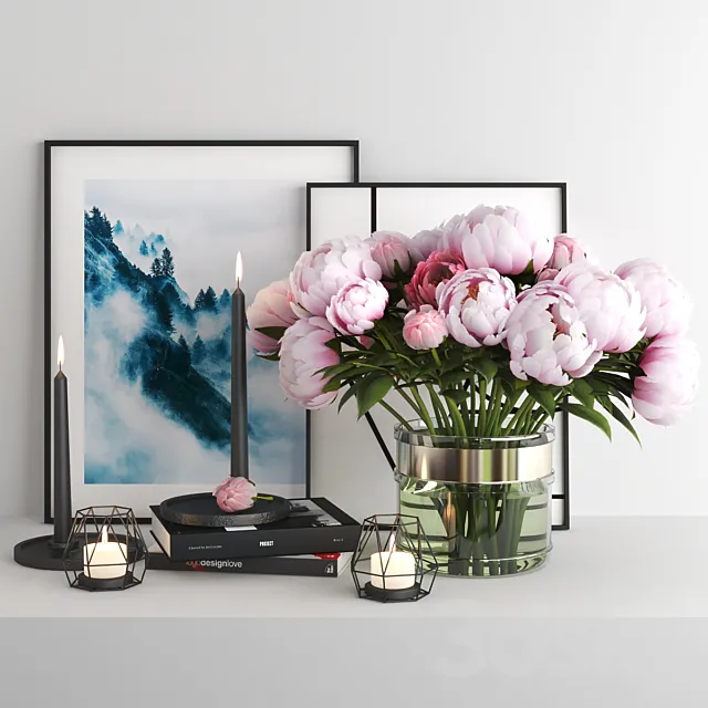 set952 -peony2 3D Model