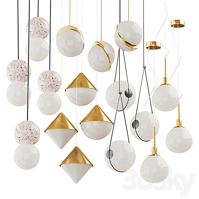 Seth chandelier Lee Broom; Guilherme Wentz; Lampatron; Maytoni two 3D Model