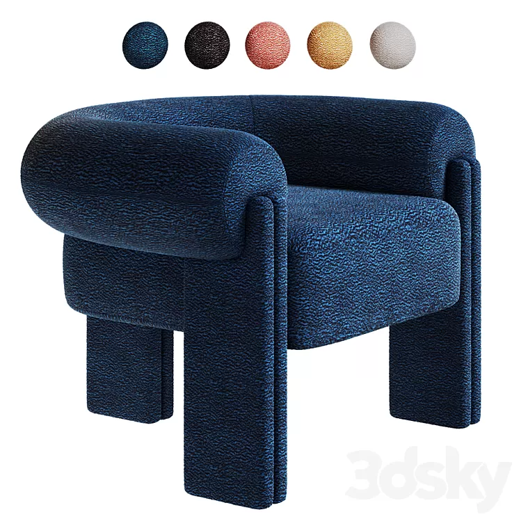 Sevigne Armchair X Metaphores 3D Model Free