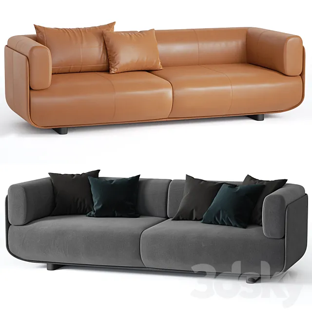 Shaal Arper SOFA 3 SEATS 3D Model